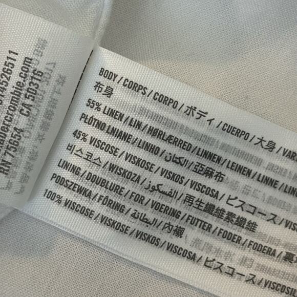 Abercrombie & Fitch White Spaghetti Strap Peplum Hem Tank Top - Picture 4 of 4